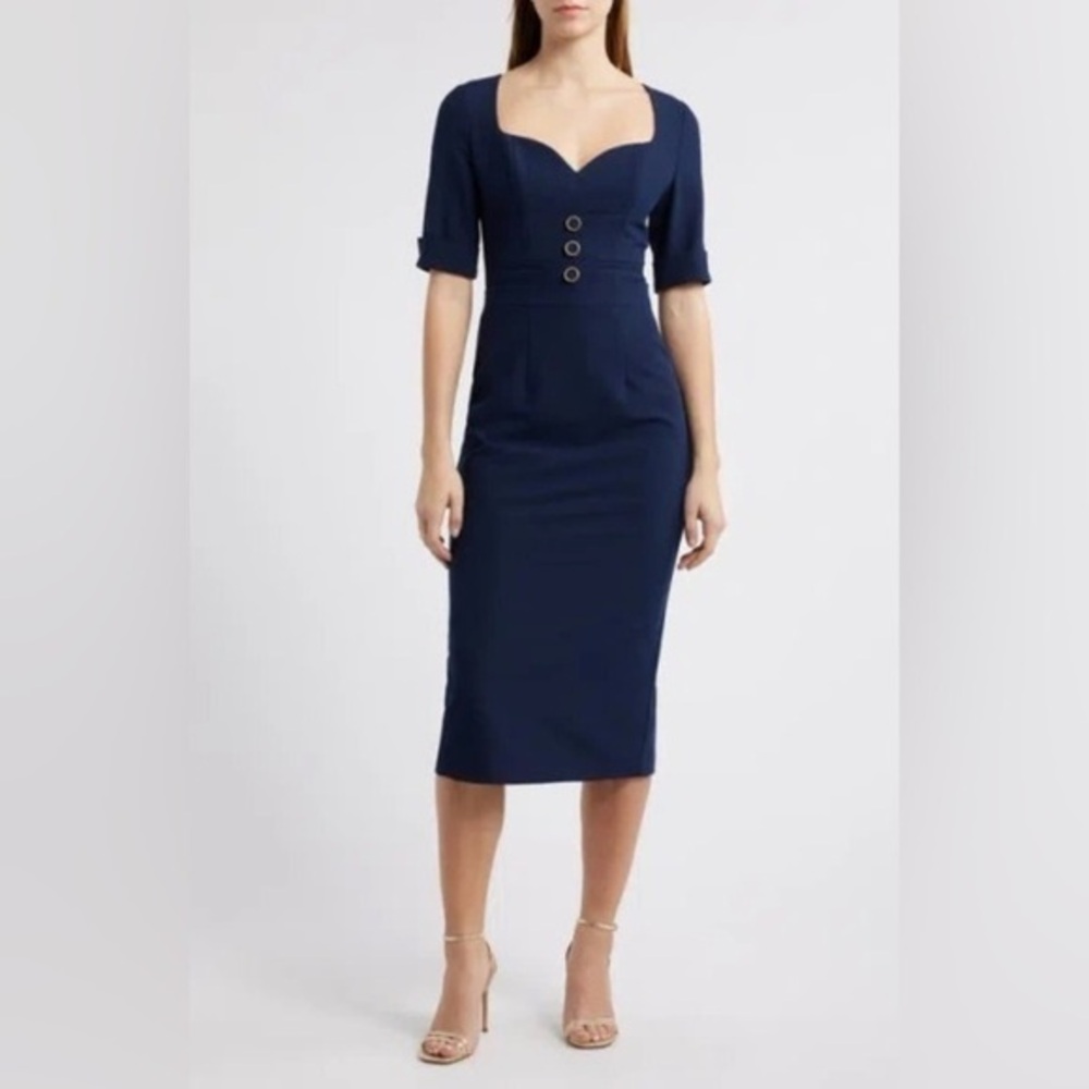 Black Halo
Kerry Midi
Sheath Dress